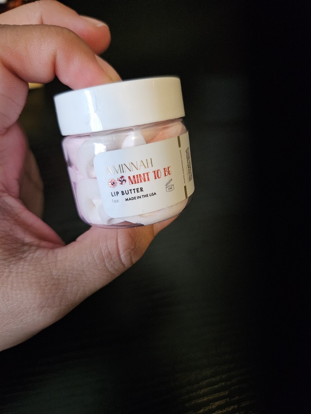 AMINNAH Mint To Be Pink Lip Butter - Hydrating Pink Lip Care